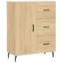 Credenza Rovere Sonoma 69,5x34x180 cm in Legno Multistrato