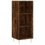 Credenza Rovere Fumo 34,5x32,5x180 cm in Legno Multistrato