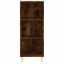 Credenza Rovere Fumo 34,5x32,5x180 cm in Legno Multistrato