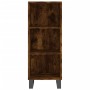 Credenza Rovere Fumo 34,5x32,5x180 cm in Legno Multistrato