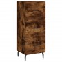 Credenza Rovere Fumo 34,5x34x180 cm in Legno Multistrato