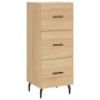 Credenza Rovere Sonoma 34,5x34x180 cm in Legno Multistrato