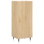 Credenza Rovere Sonoma 34,5x34x180 cm in Legno Multistrato