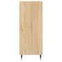 Credenza Rovere Sonoma 34,5x34x180 cm in Legno Multistrato