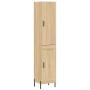 Credenza Rovere Sonoma 34,5x34x180 cm in Legno Multistrato