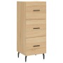 Credenza Rovere Sonoma 34,5x34x180 cm in Legno Multistrato