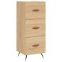 Credenza Rovere Sonoma 34,5x34x180 cm in Legno Multistrato