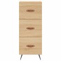 Credenza Rovere Sonoma 34,5x34x180 cm in Legno Multistrato