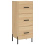 Credenza Rovere Sonoma 34,5x34x180 cm in Legno Multistrato