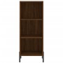 Credenza Rovere Marrone 34,5x34x180 cm in Legno Multistrato