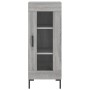 Credenza Grigio Sonoma 34,5x34x180 cm in Legno Multistrato