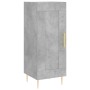 Credenza Grigio Cemento 34,5x34x180 cm in Legno Multistrato