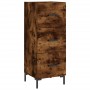 Credenza Rovere Fumo 34,5x34x180 cm in Legno Multistrato