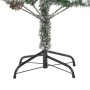 Albero di Natale Innevato Preilluminato Pigne 225cm in PVC e PE