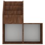 Portariviste per Bambini Rovere Marrone 71x30x78,5cm Legno