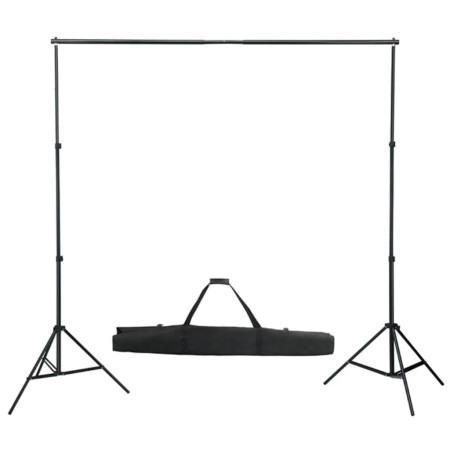 Kit per Studio Fotografico con Set di Luci e Fondale