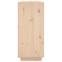 Credenza 120x35x80 cm in Legno Massello di Pino
