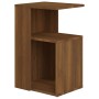 Tavolino da Salotto Rovere Marrone 36x30x56cm Legno Multistrato