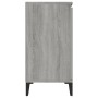 Credenza Grigio Sonoma 104x35x70 cm in Legno Multistrato