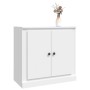 Credenza Bianca 70x35,5x67,5 cm in Legno Multistrato