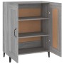 Credenza Grigio Sonoma 69,5x34x90 cm in Legno Multistrato