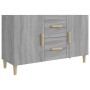 Credenza Grigio Sonoma 100x36x60 cm in Legno Multistrato