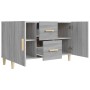 Credenza Grigio Sonoma 100x36x60 cm in Legno Multistrato