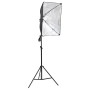 Kit per Studio Fotografico con Softbox, Fondale e Riflettore