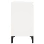 Armadietto da Bagno Bianco 65x33x60 cm in Legno Multistrato