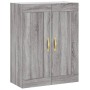 Mobile a Parete Grigio Sonoma 69,5x34x90 cm Legno Multistrato