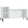 Mobile Porta TV Bianco 100x35x55 cm in Legno Multistrato