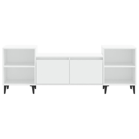 Mobile Porta TV Bianco 160x35x55 cm in Legno Multistrato