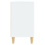 Mobile Lavabo Bianco 80x33x60 cm in Legno Multistrato