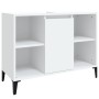 Mobile Lavabo Bianco 80x33x60 cm in Legno Multistrato