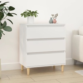 Credenza Bianca 60x35x70 cm in Legno Multistrato