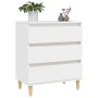 Credenza Bianca 60x35x70 cm in Legno Multistrato