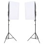 Kit per Studio Fotografico con Set di Luci e Fondale