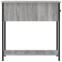 Comodini 2 pz Grigio Sonoma 30x60x60 cm in Legno Multistrato