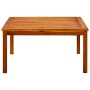 Tavolino da Giardino 85x85x45 cm in Legno Massello di Acacia