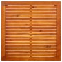 Tavolino da Giardino 85x85x45 cm in Legno Massello di Acacia