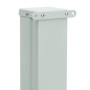 Tenda Laterale Retrattile per Patio 100x300 cm Grigio