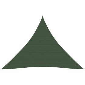 Vela Parasole 160 g/m² Verde Scuro 4,5x4,5x4,5 m in HDPE