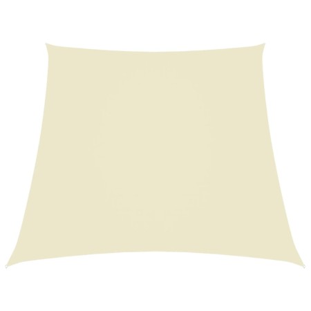 Parasole a Vela in Tela Oxford a Trapezio 2/4x3 m Crema