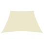 Parasole a Vela in Tela Oxford a Trapezio 2/4x3 m Crema