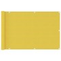 Paravento da Balcone Giallo 90x400 cm in HDPE