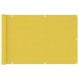 Paravento da Balcone Giallo 90x400 cm in HDPE