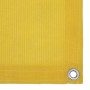 Paravento da Balcone Giallo 90x400 cm in HDPE