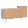 Mobile per TV Grigio Cemento 100x35x55 cm Legno Multistrato