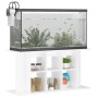 Supporto per Acquario 120x40x60 cm in Legno Multistrato Bianco