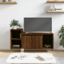 Mobile TV Rovere Marrone 100x35x55 cm in Legno Multistrato